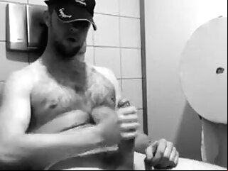 Airport toilets amateur big cock 